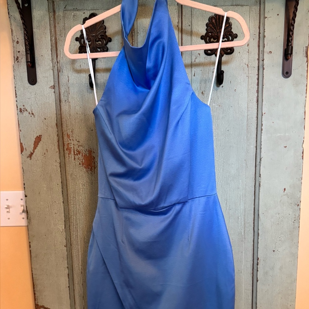 Elliatt One Shoulder Blue Dress